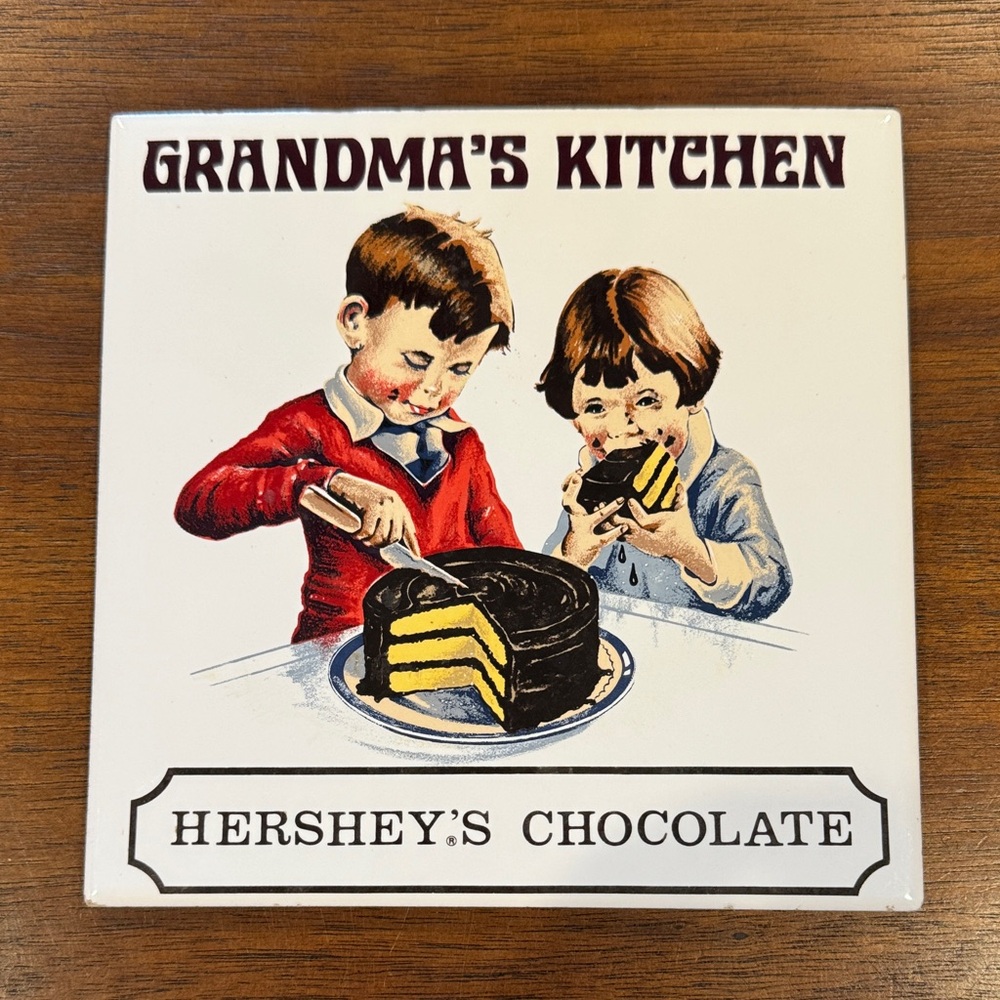 “Grandma’s Kitchen” Ceramic Tile — Hershey’s Chocolate